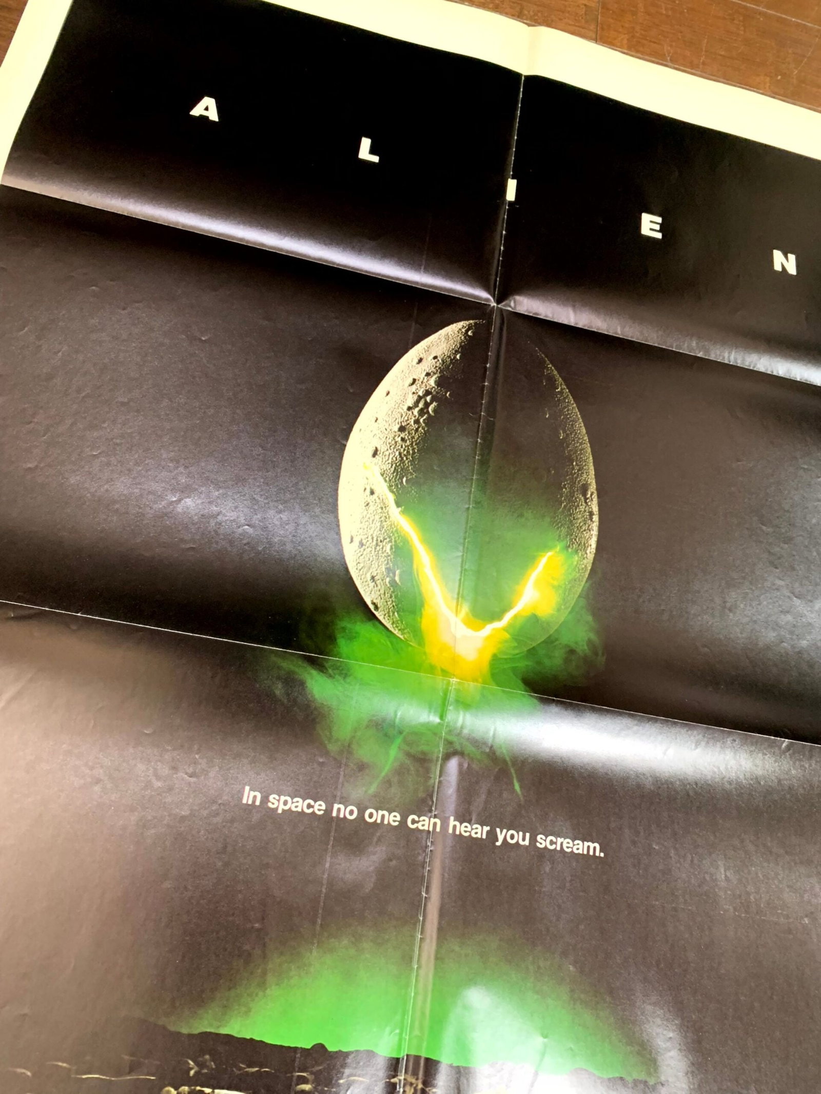 Alien- Sigourney Weaver (1979) US One Sheet Movie Poster - 5