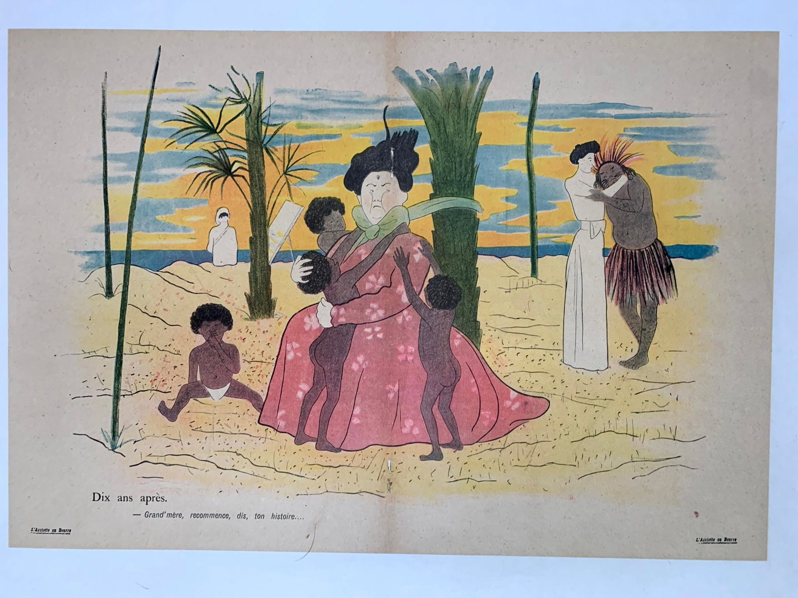 Dix Ans Apres - Art by Cappiello (1920) 11.75"X17" French Book Poster LB - 5