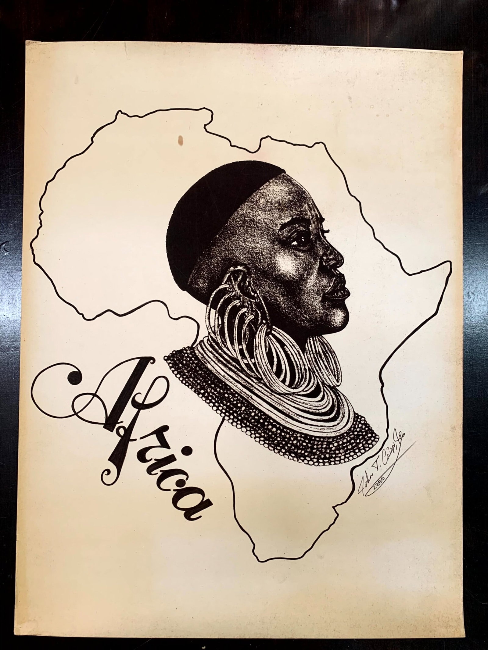 Art by Yaounde (1970) 20x26 3x US Protest Posters - 3