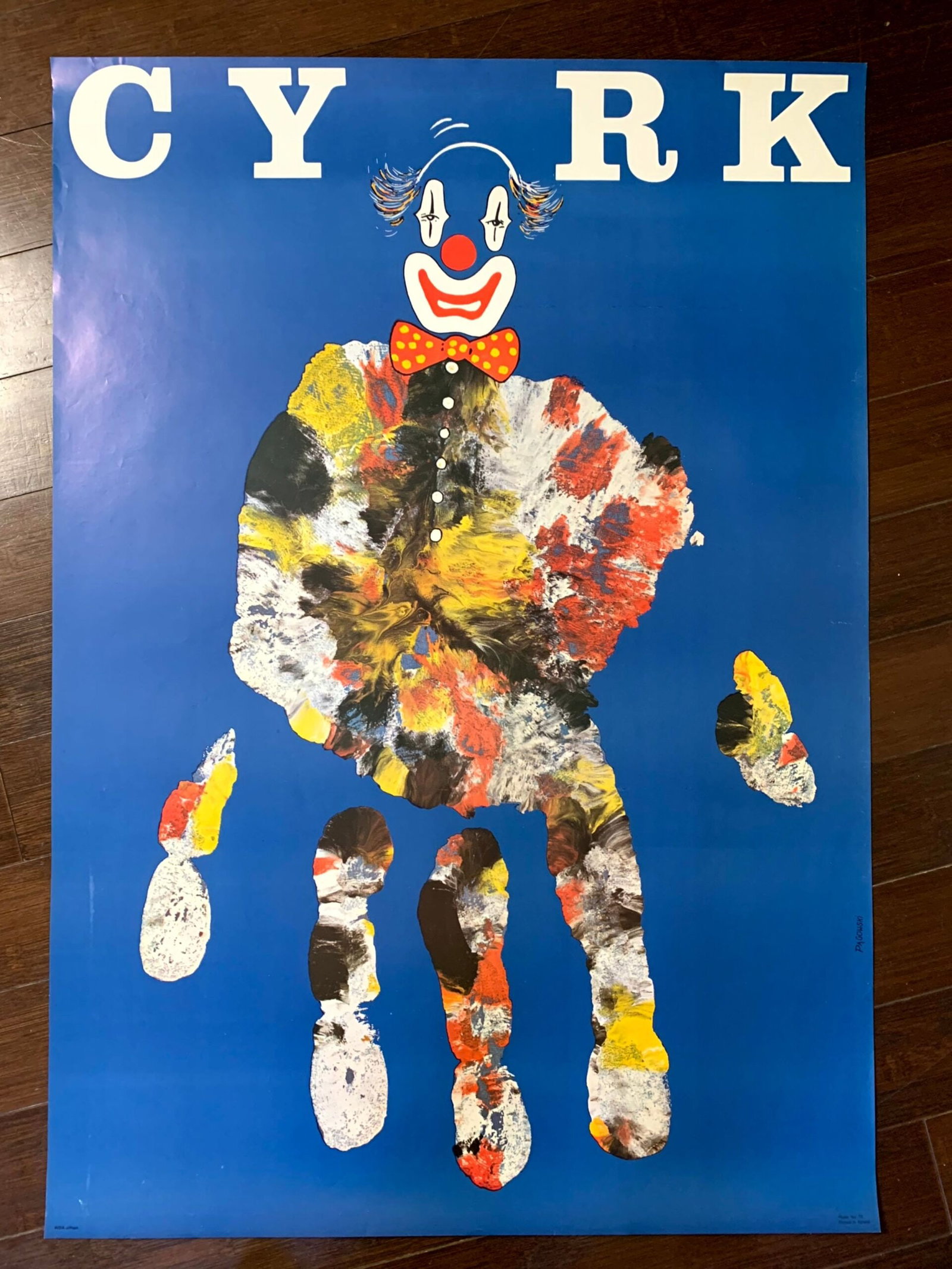 Circus Clown Bundle x5 - Art Pagowski (1978) 26.5"x38.5" Polish Circus Posters - 5