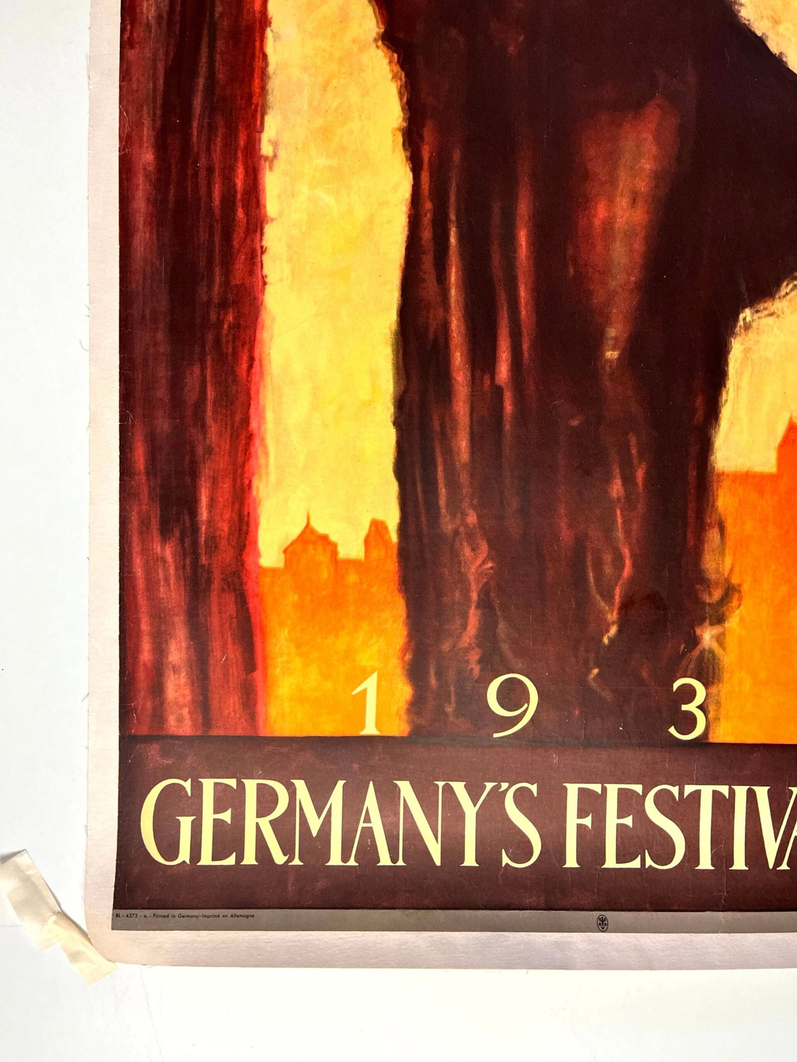 Grand Festival - Art By Ludwig Lutz Ehrenberger (1937) 27x41.5 German Advertising Poster LB - 5