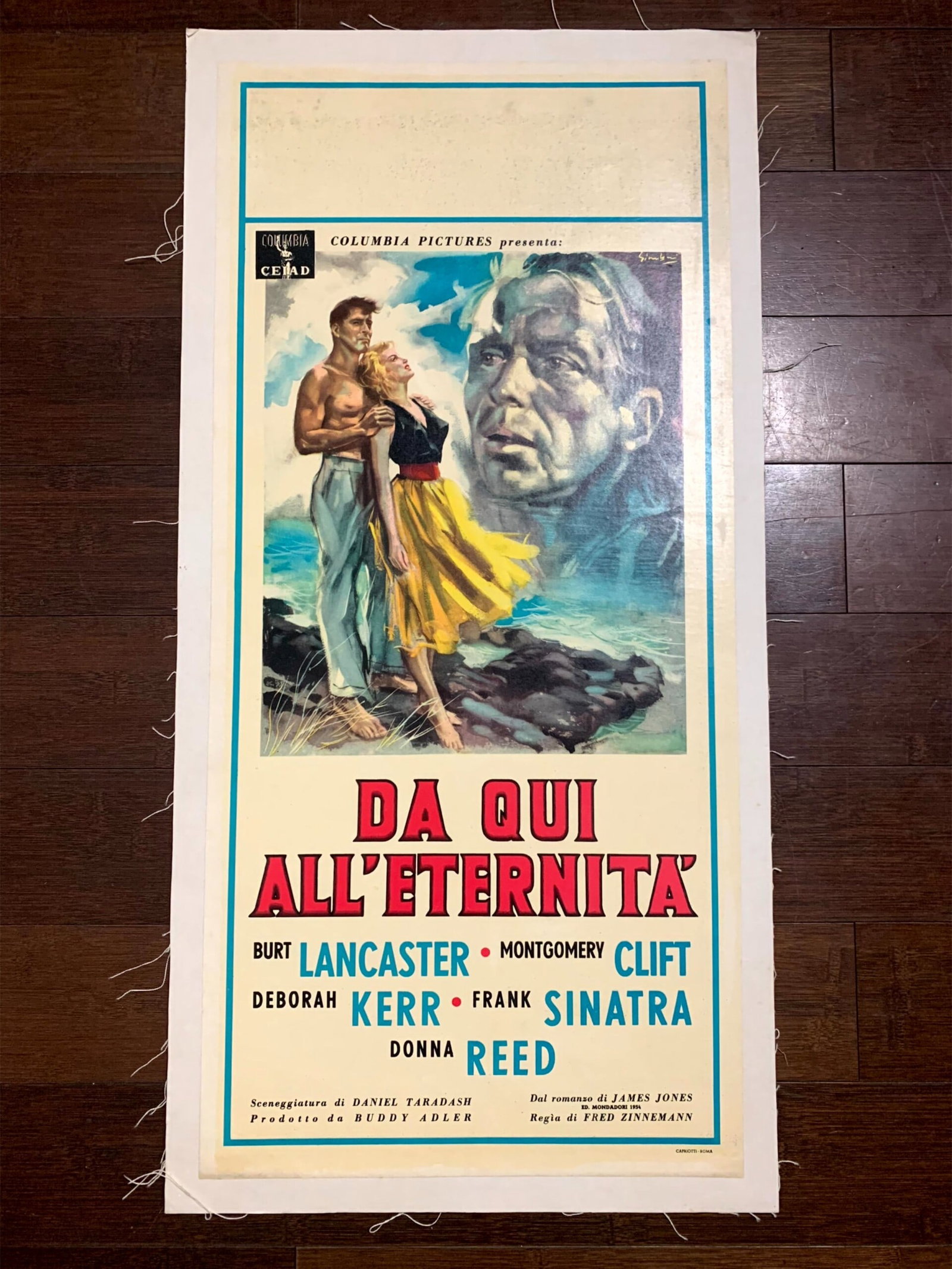 From Here To Eternity (1953) 13x28 Italian Movie Poster LB (1 of 6)