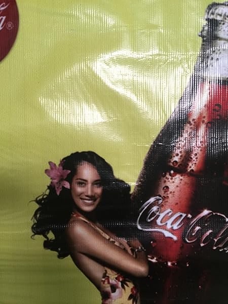 Vintage Coca-cola - West Coast (1980's) 31x46.5 Vinyl Advertising Banner - 3