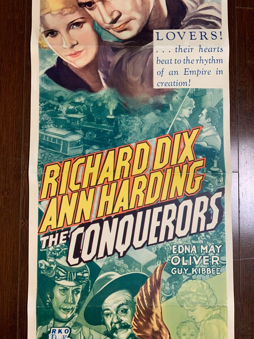 The Conquerors - Richard Dix (1932) US Insert Movie Poster LB - 7