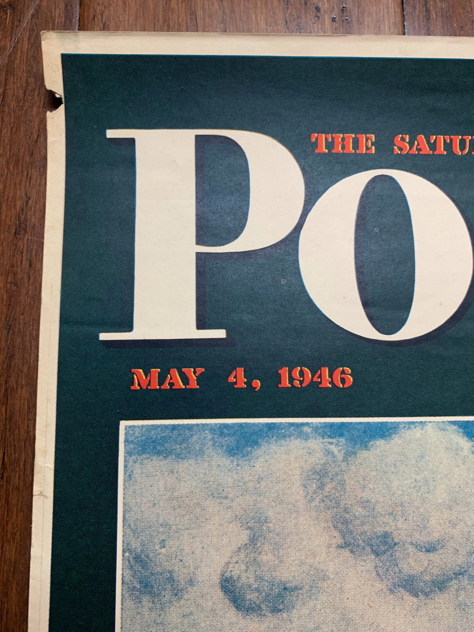 22x28 1946 Newstand Poster Saturday Evening Post - Art By Doris Lee schoolyard Maypole Dance - 2