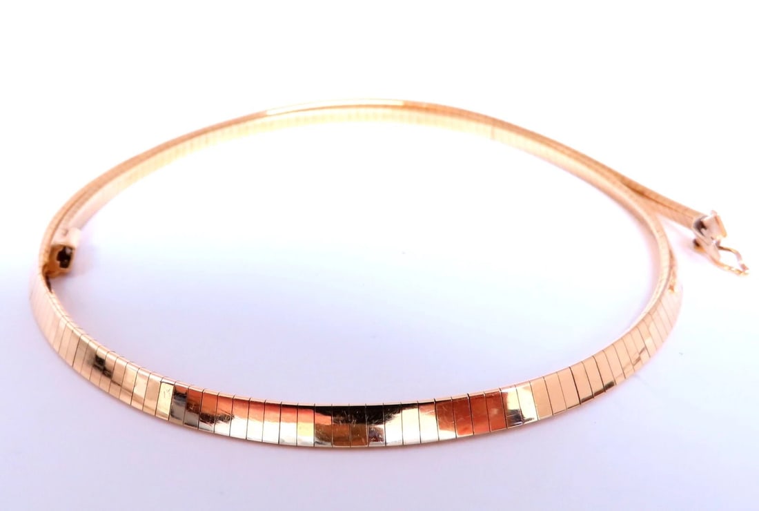 HerringBone 14kt Gold 3.8mm** - 3