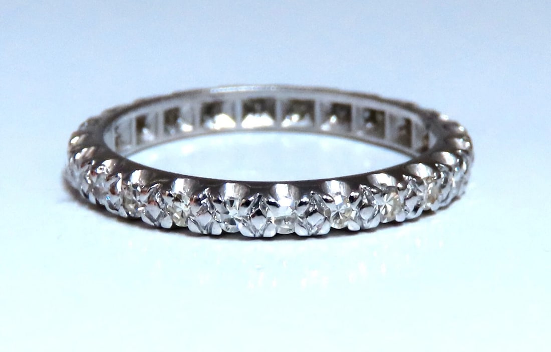 .50ct Natural Round Diamonds Ring Sharing Prong 14kt *v - 4
