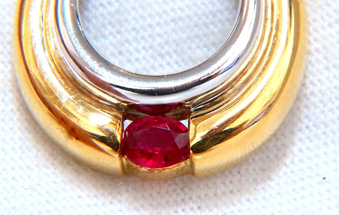 .40ct Natural Ruby Necklace 18kt ** - 3