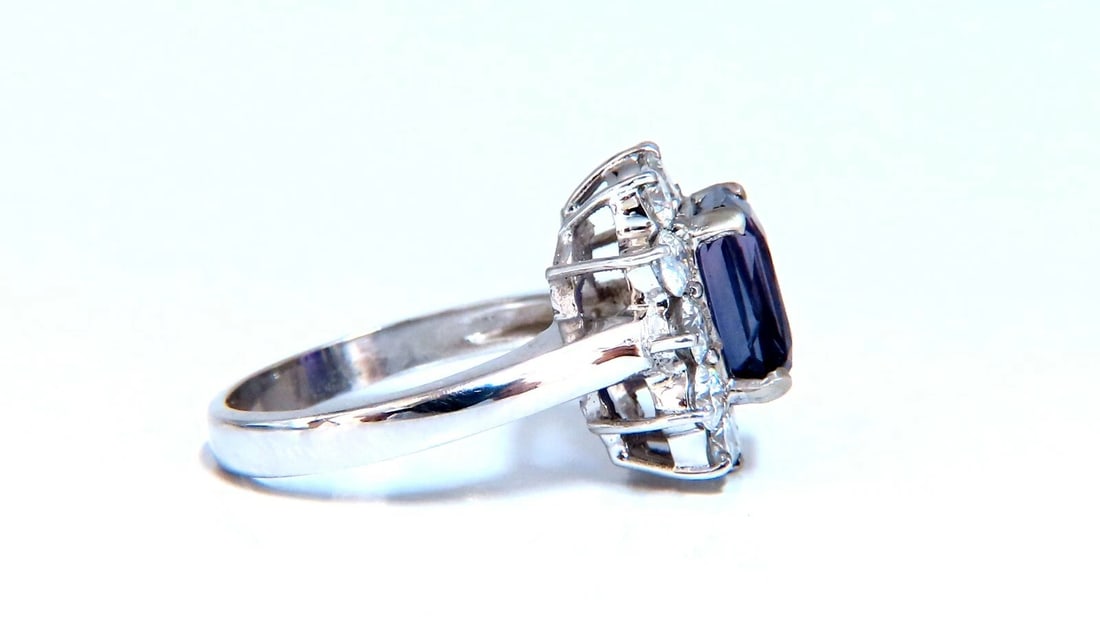 GIA Certified 5.03ct Natural No Heat Color change Purple Violet Sapphire Ring *v - 5