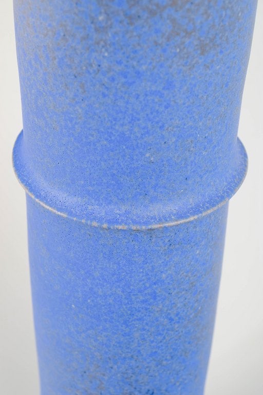 Kaj Fogelberg, Sweden. Large tall cylindrical stoneware vase, Approx. 1980/90s - 3