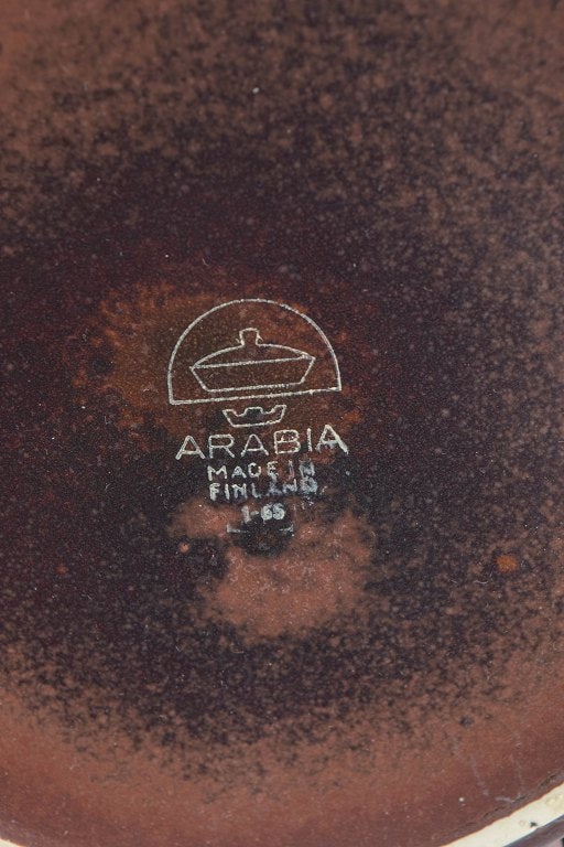 Ulla Procope for Arabia, Finland. Ruska, compact stoneware teapot in earth tones. Approx. 1970s. - 4
