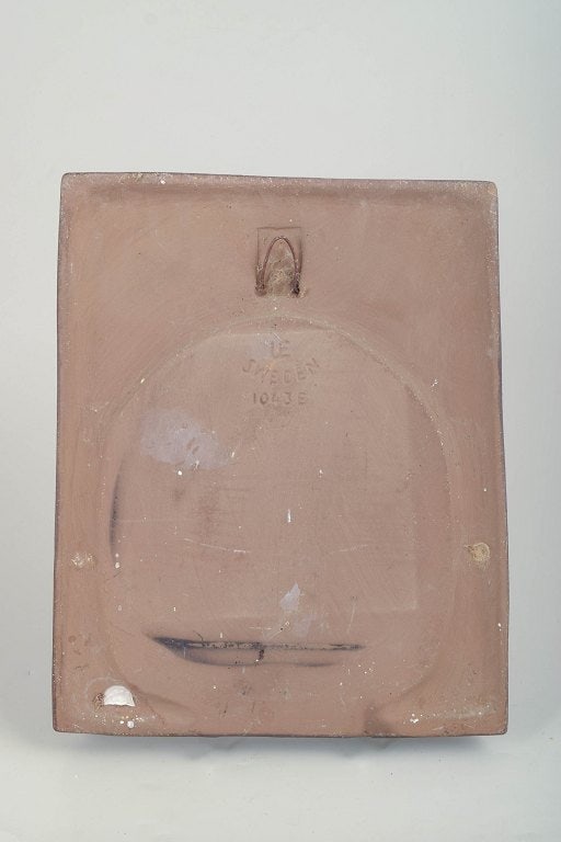 Ester Wallin for Upsala Ekeby, Sweden. Large ceramic wall relief with fruit motif. Approx. 1960s. - 4