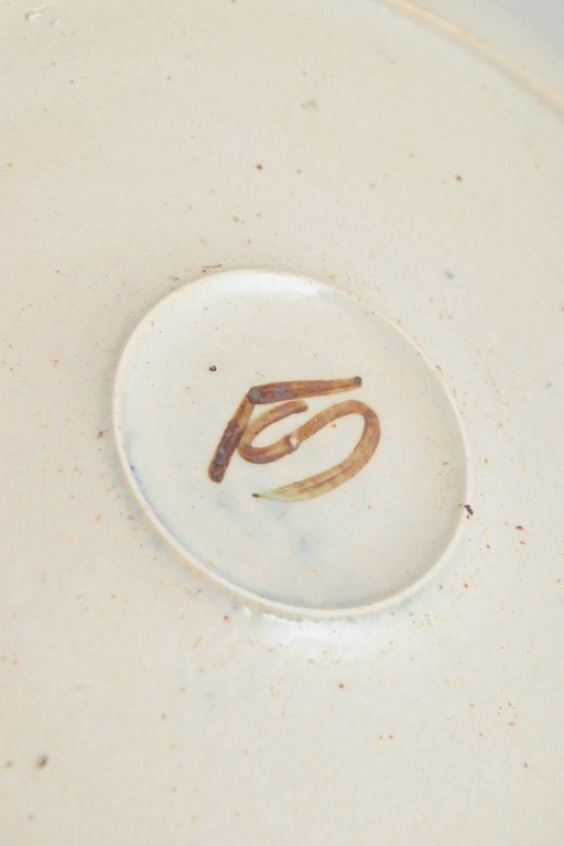 Carl-Harry Stalhane for Designhuset, Sweden. Set of five stoneware dinner plates with brown and - 4