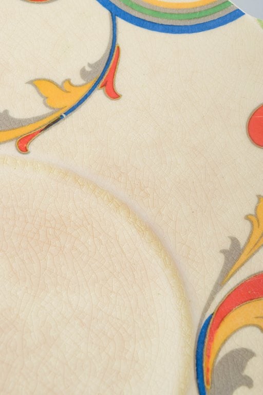 Clarice Cliff for Royal Doulton, England. Faience serving dish with decoration from the "Syren" - 3