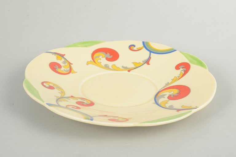Clarice Cliff for Royal Doulton, England. Faience serving dish with decoration from the "Syren" - 2