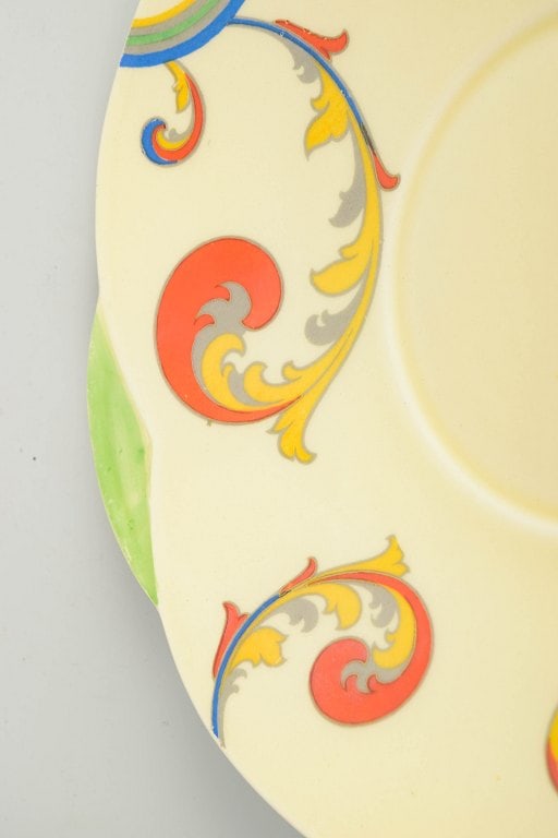 Clarice Cliff for Royal Doulton, England. Faience serving dish with decoration from the "Syren" - 3