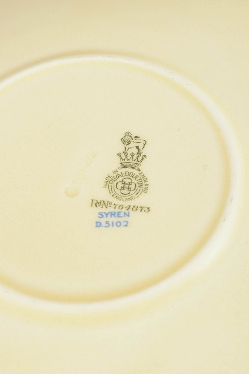 Clarice Cliff for Royal Doulton, England. Faience serving dish with decoration from the "Syren" - 4