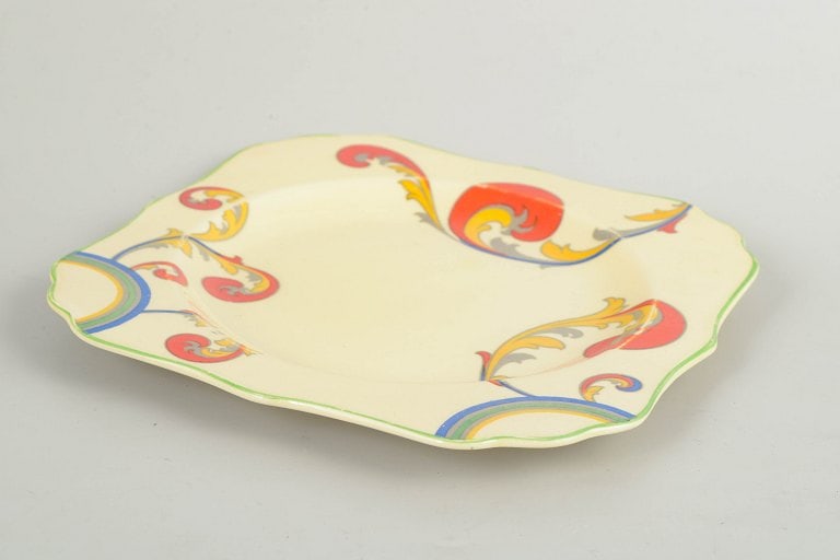 Clarice Cliff for Royal Doulton, England. Faience dish with decoration from the "Syren" series. Art - 2