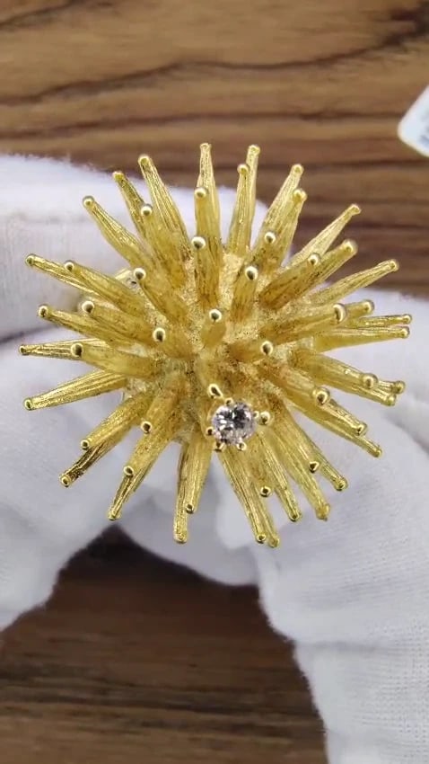 Starburst 3D Diamond Ring Tactical Command Deco Flash 18kt *v - 3