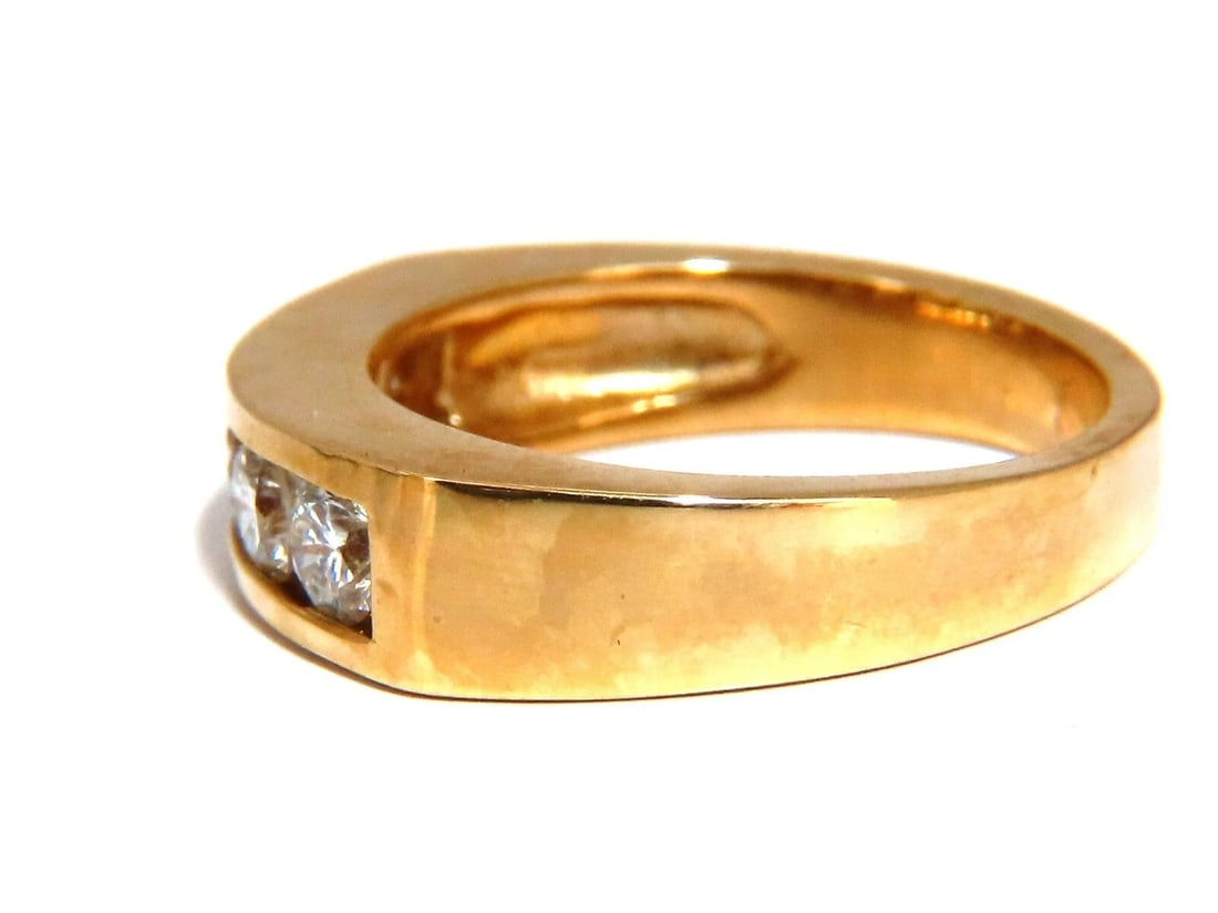 .70ct Natural Round Diamonds 5 Band Channel Ring 14kt *v - 5