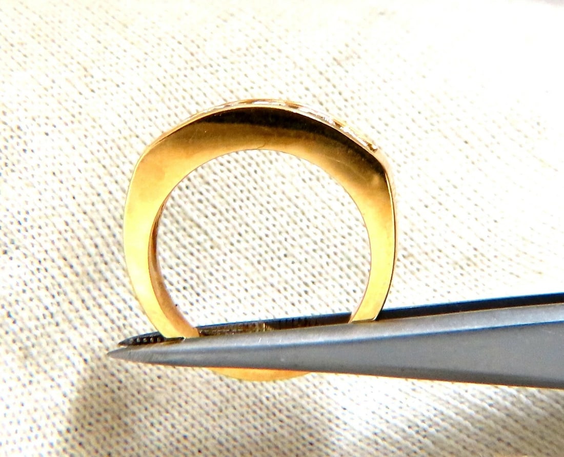 .70ct Natural Round Diamonds 5 Band Channel Ring 14kt *v - 6
