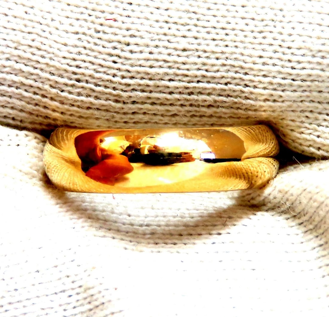 5.1mm Classic 14kt Gold Band Semi Domed High Shine *v: Title: 5.1mm Classic 14kt Gold Band Semi Domed High Shine *v Description: High Shine, Classic Semi Gold Dome Band Gold, plain & simple. 5.1mm Gold Band. Size 5.75 We may not resize. 5.5 Grams. / 14Kt 