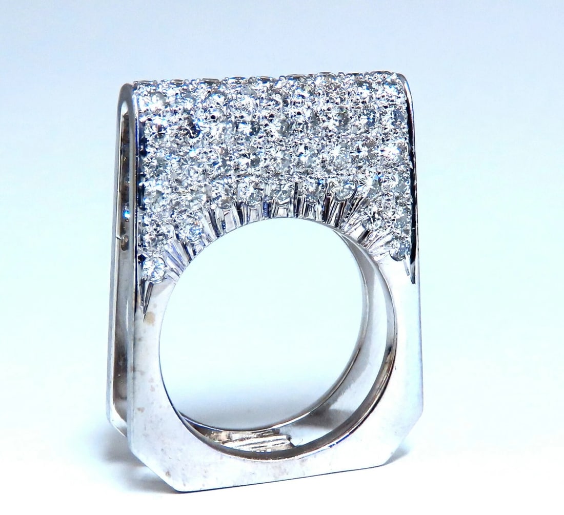 2.00ct Natural Round Diamonds Fold Over Ring Mod Deco 14kt *v: Title: 2.00ct Natural Round Diamonds Fold Over Ring Mod Deco 14kt *v Description: MAGNIFICENT JEWELS Foldover Ring 2ct Round Diamond Bead Set ring Diamonds: Vs-2 clarity, G color. Depth of ring 9.8mm 