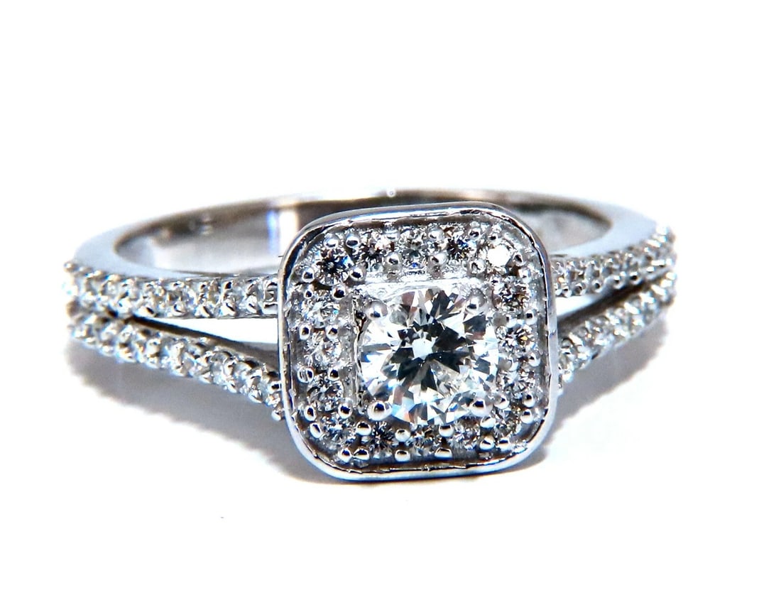 .95ct Natural Diamonds Split Shank Mod Ring 14kt *v - 4