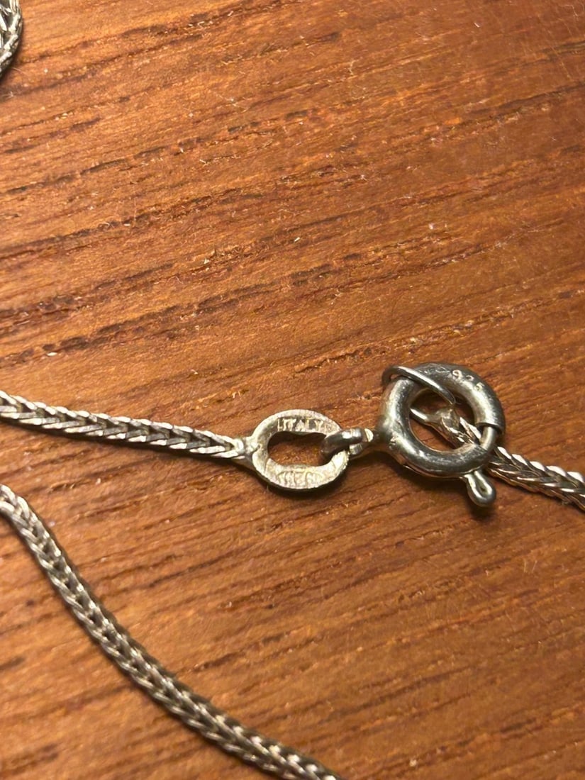 Sterling Silver Soaring Bird Pendant Necklace - 6