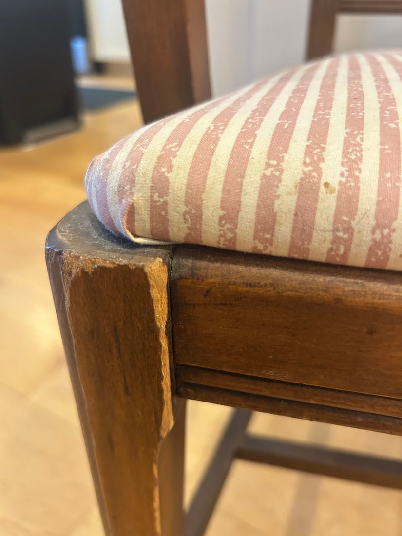 Mid-Century Modern Upholstered Side Chair Settee - 3