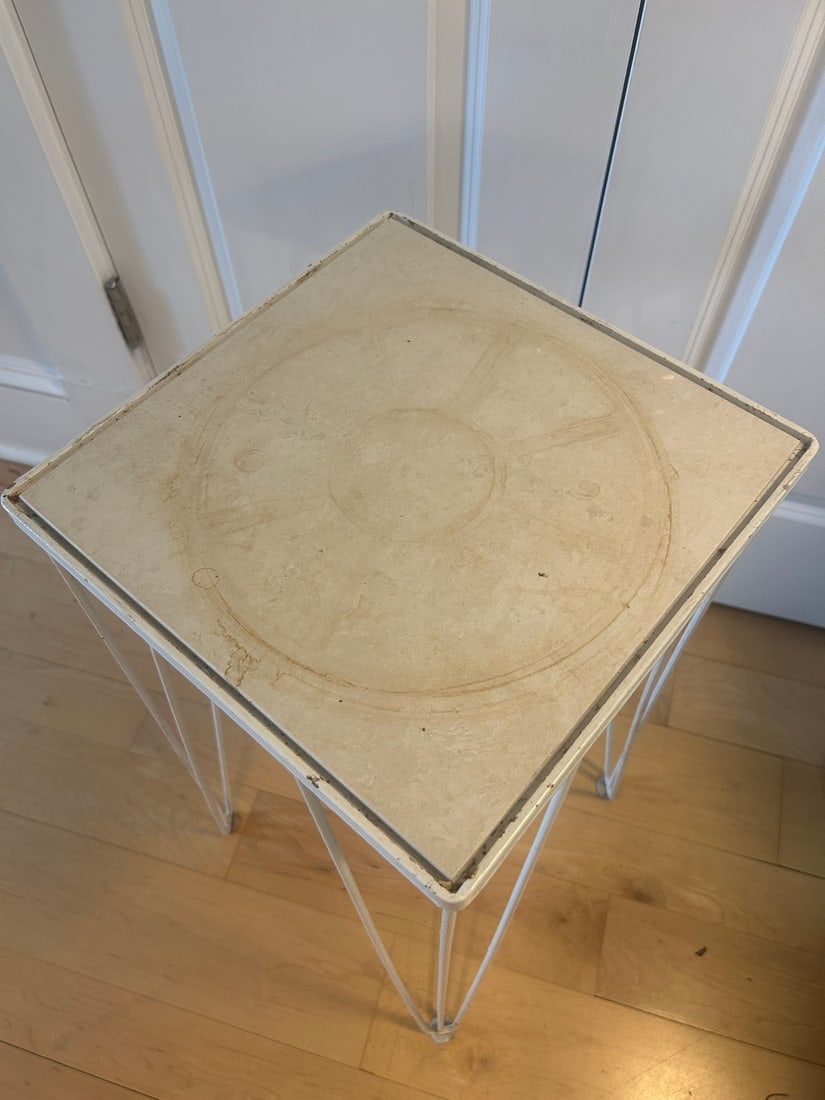 Mid-Century Modern Plant Stand with Hairpin Legs - 2