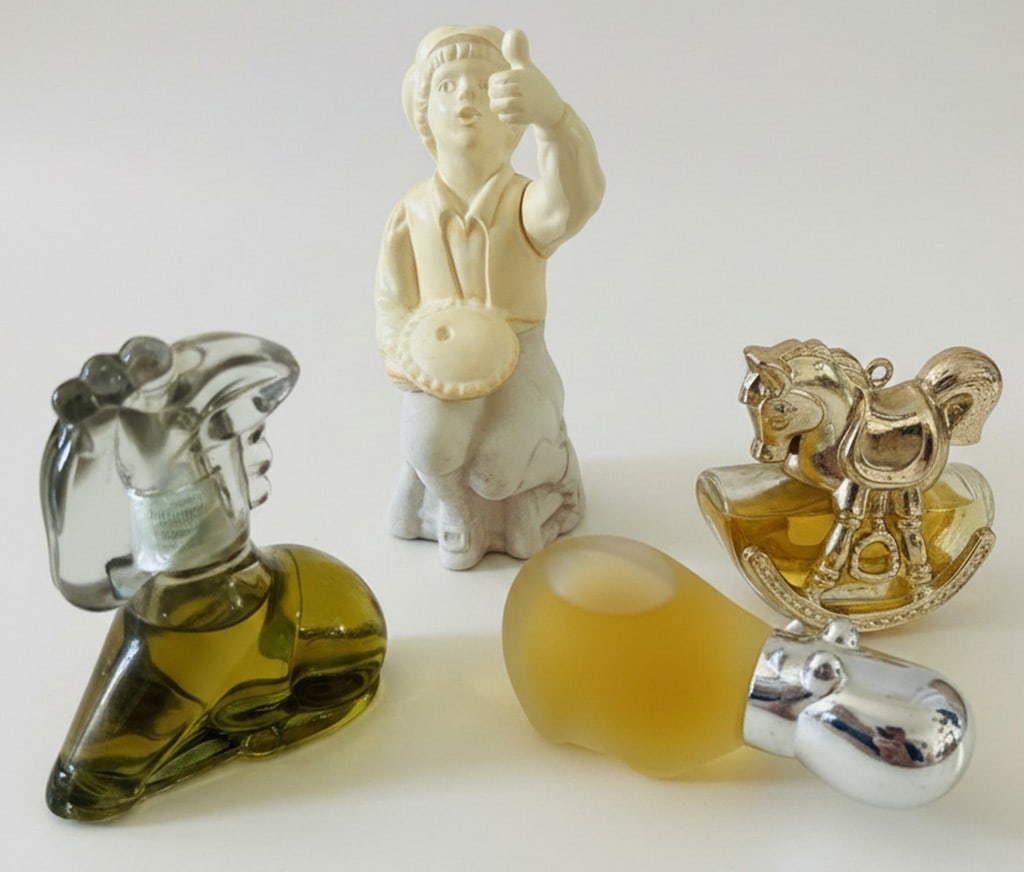 Collection of Four Avon Collectible Cologne Decanters (1 of 10)