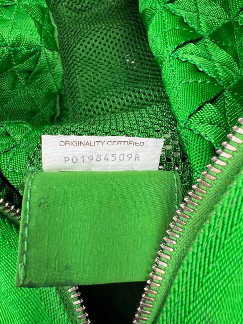 Bottega Veneta Intrecciato Green Webbing Crossbody Bag - 5