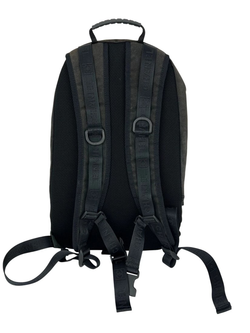 Chanel Nylon Black Sportsline Backpack Vintage - 2
