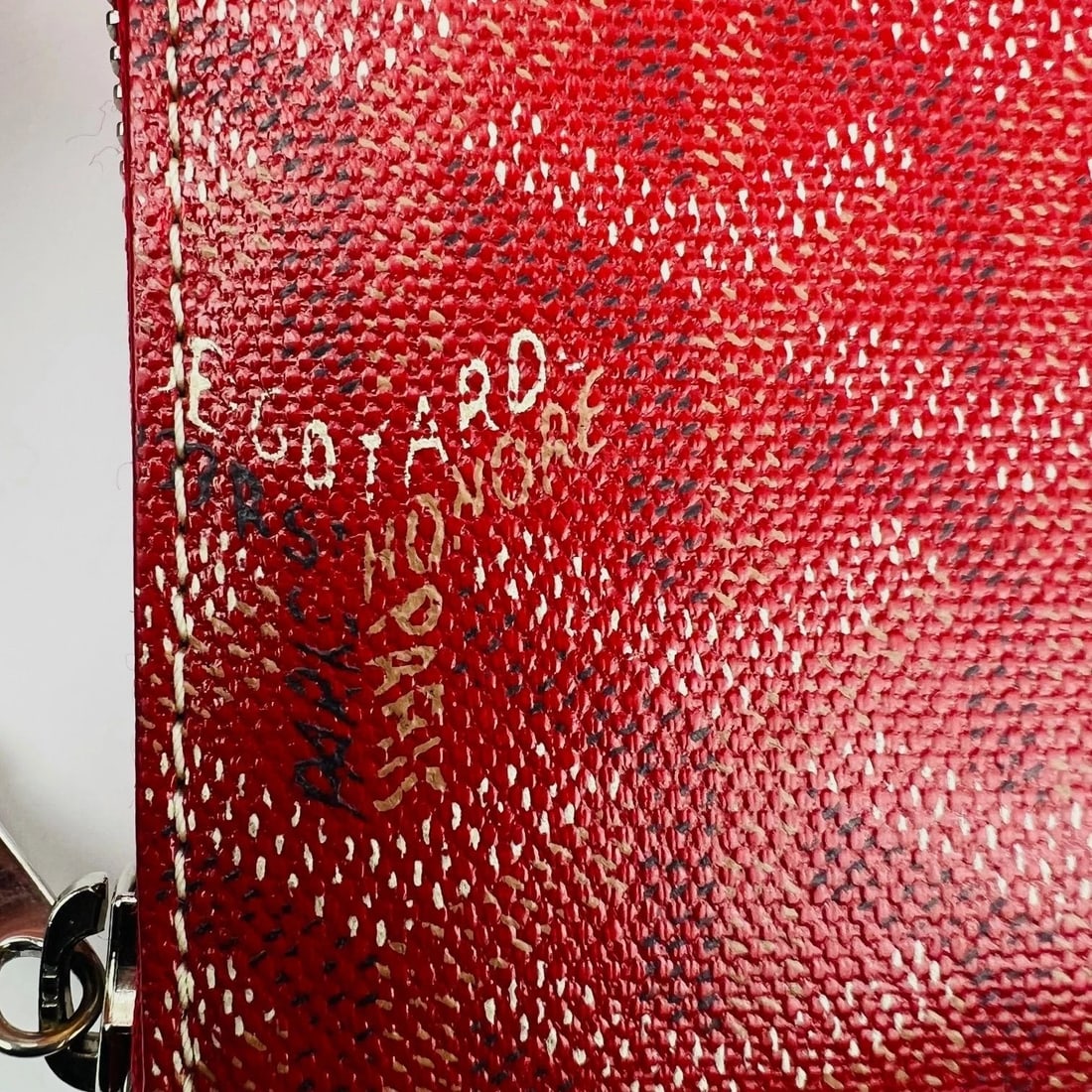 Goyard Matignon GM Wallet Goyardine Red Zip Around Clutch - 13