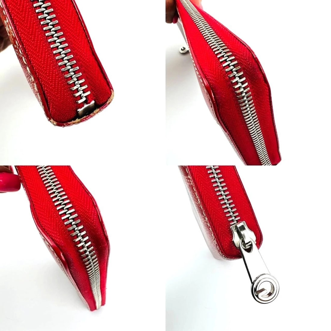 Goyard Matignon GM Wallet Goyardine Red Zip Around Clutch - 18