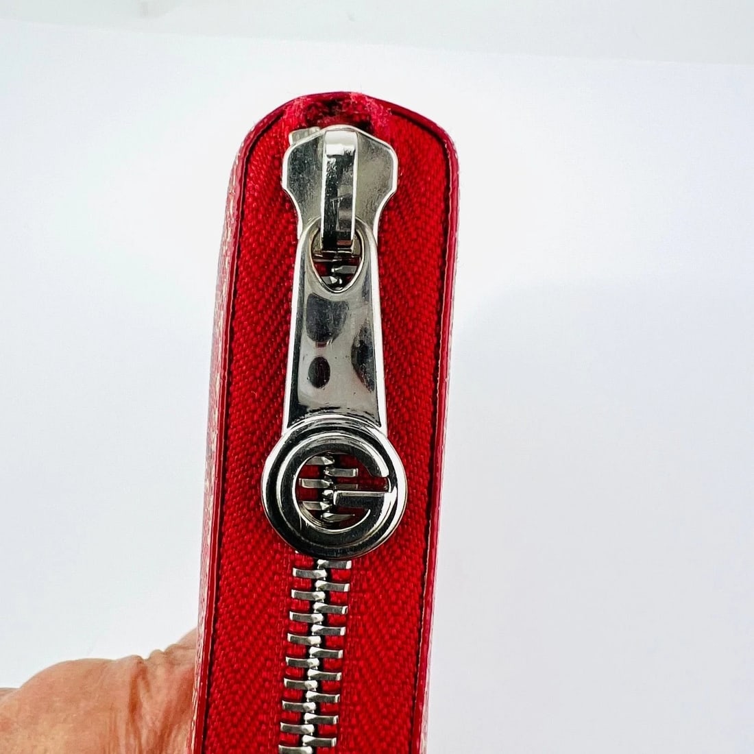 Goyard Matignon GM Wallet Goyardine Red Zip Around Clutch - 19