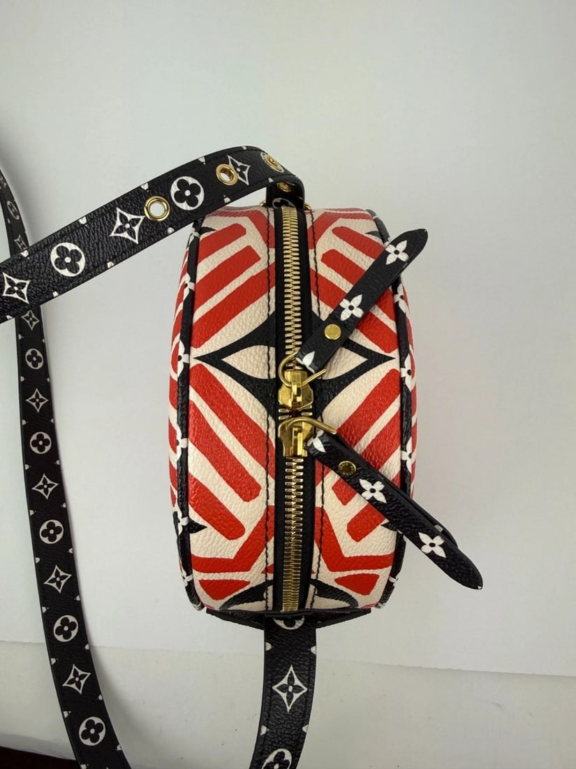 Louis Vuitton Monogram Giant Crafty Boite Chapeau Souple PM Rouge - 9