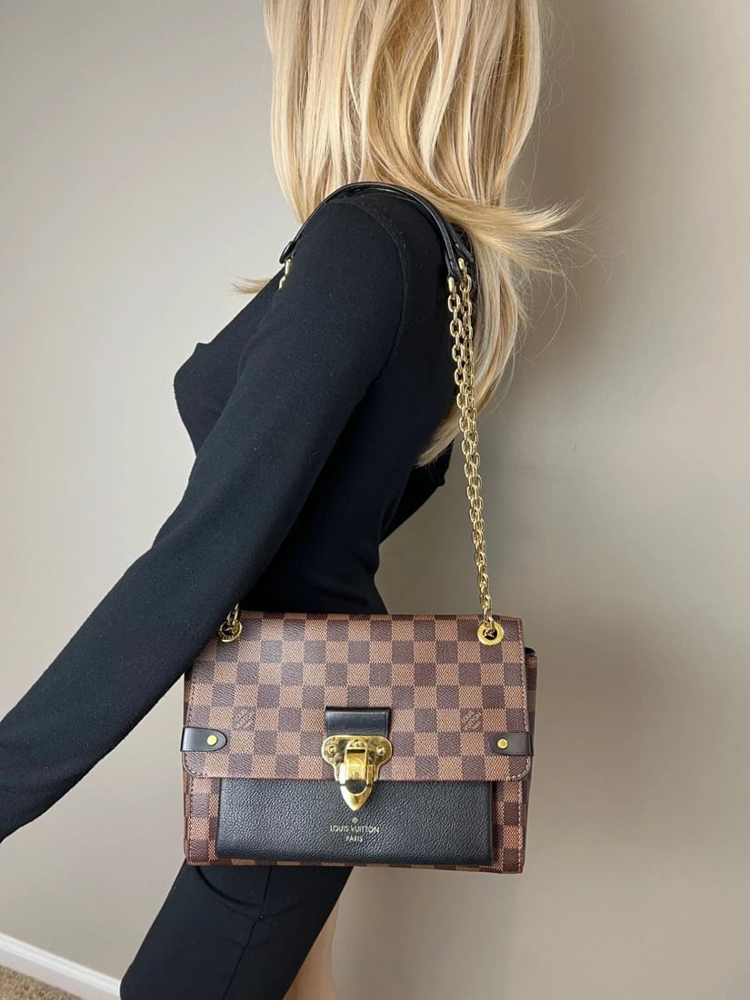 Louis Vuitton Vavin PM Damier Ebene Crossbody Bag - 14