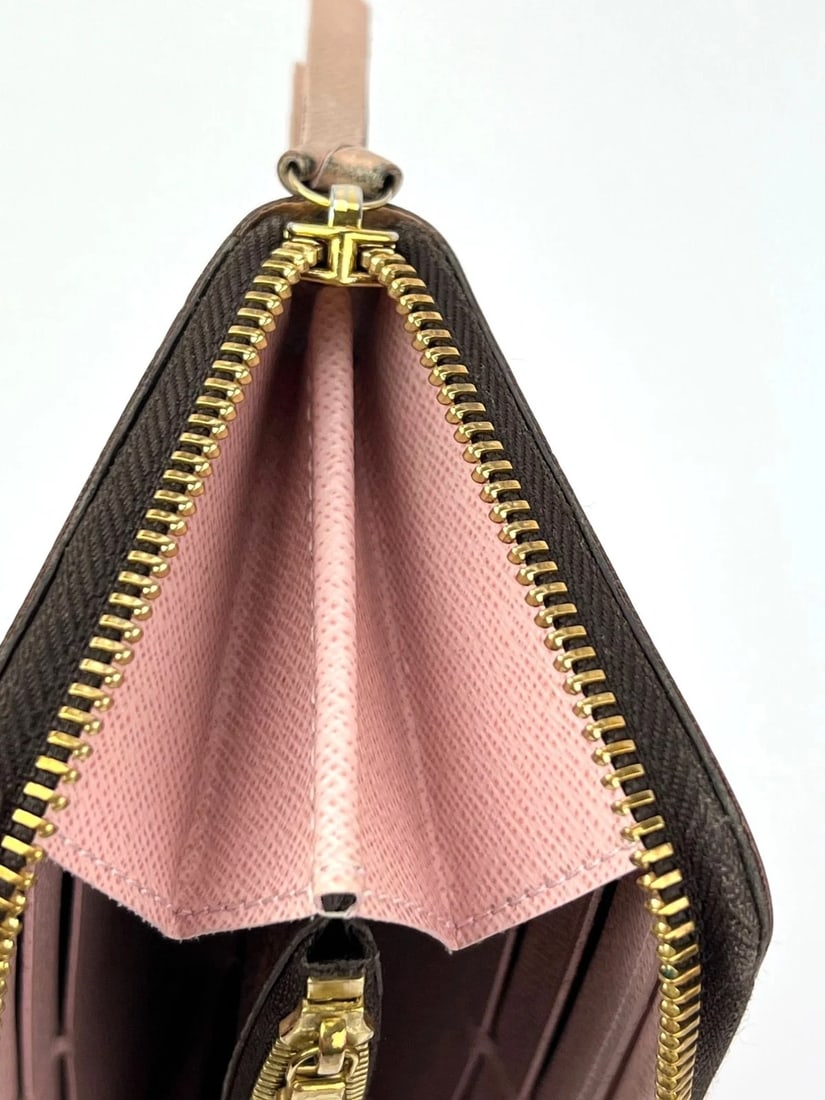 Louis Vuitton Clemence Monogram Wallet Rose Ballerine - 9