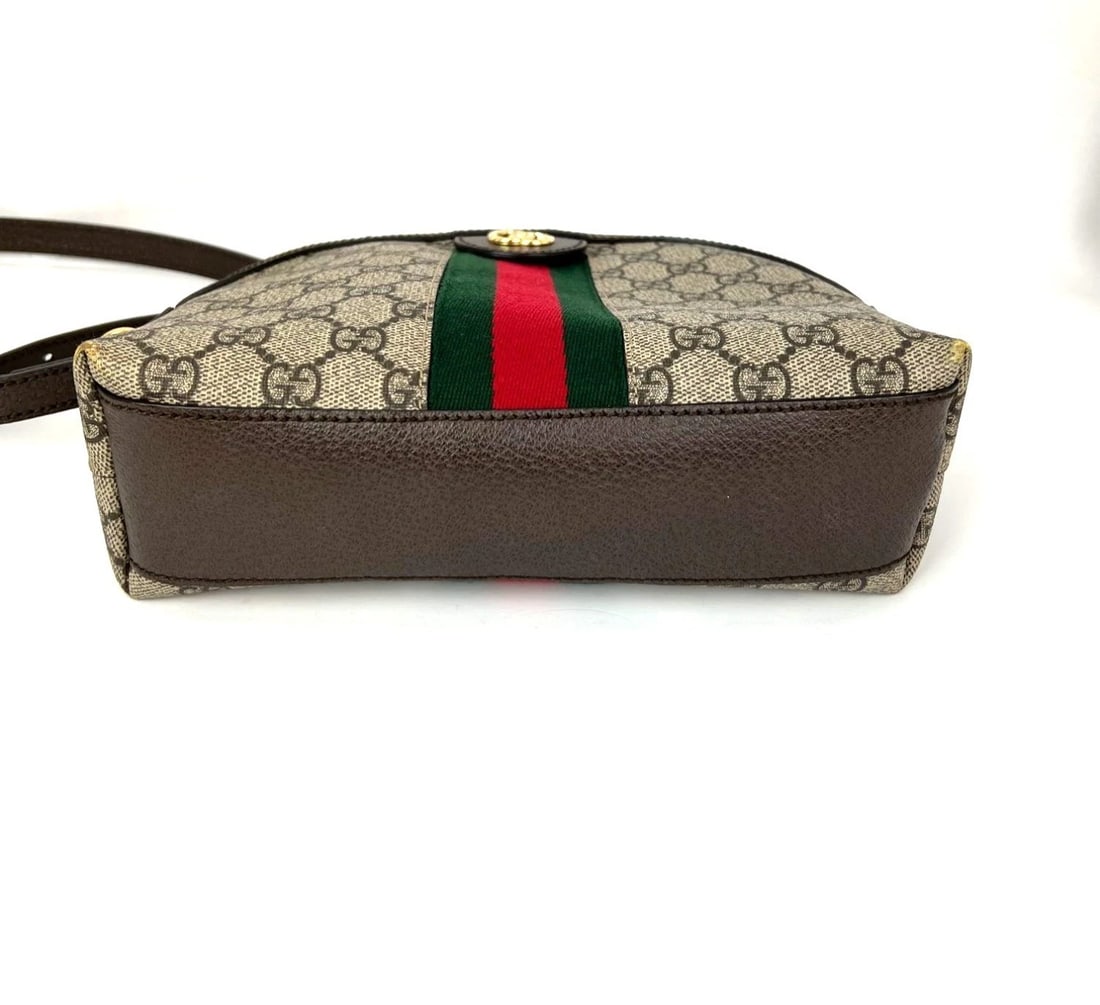 Gucci GG Supreme Ophidia Small Rounded Top Shoulder Bag - 3