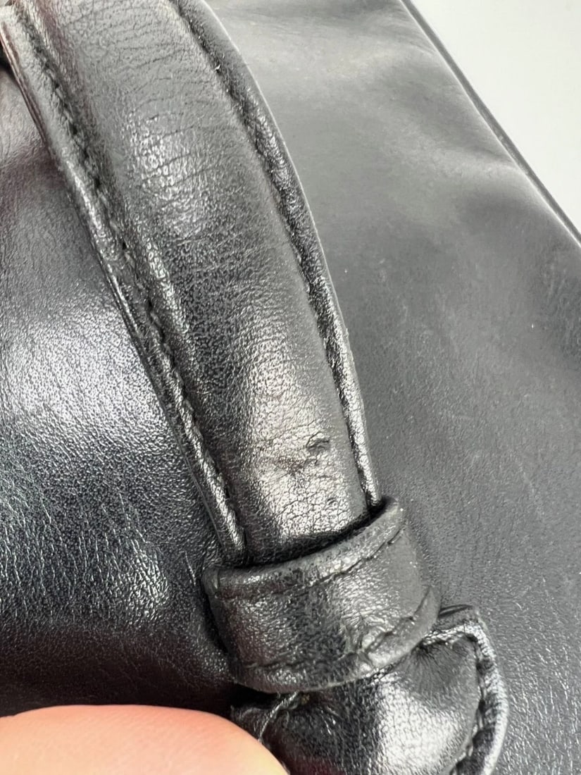 Chanel Lambskin Vanity Cosmetic Case Black - 10