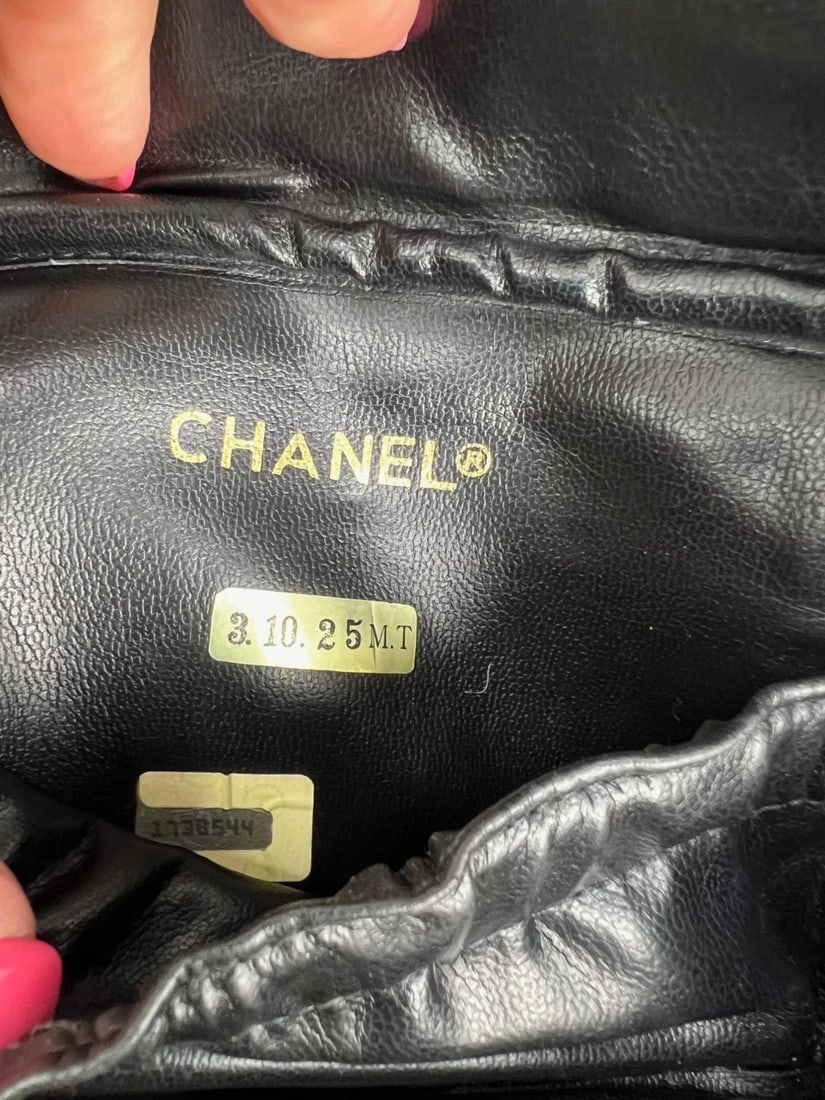 Chanel Lambskin Vanity Cosmetic Case Black - 6
