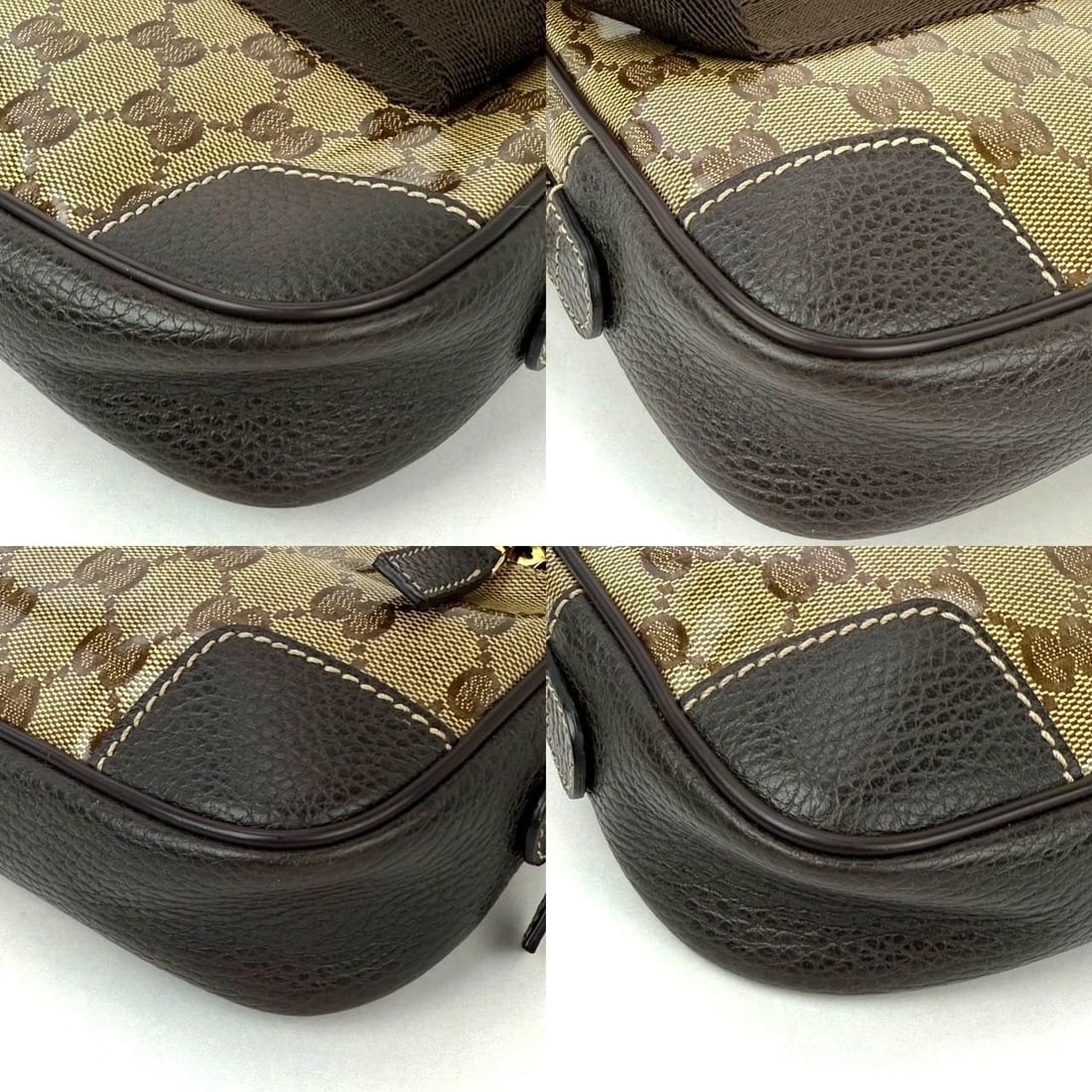 Gucci Crystal Coated GG Canvas Monogram Belt Sling Bag - 16