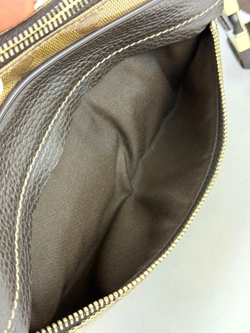Gucci Crystal Coated GG Canvas Monogram Belt Sling Bag - 8