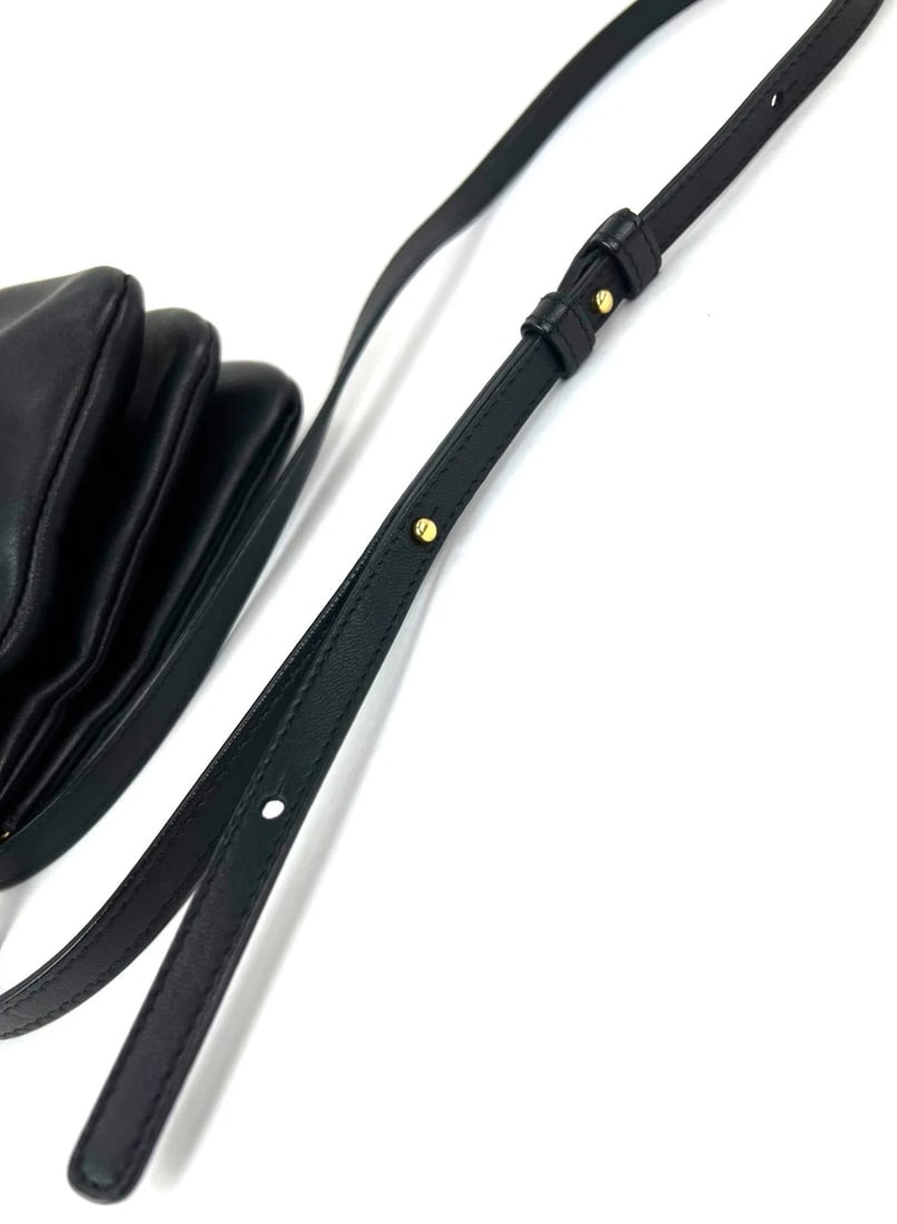 Celine Smooth Lambskin Small Trio Crossbody Black Bag - 16