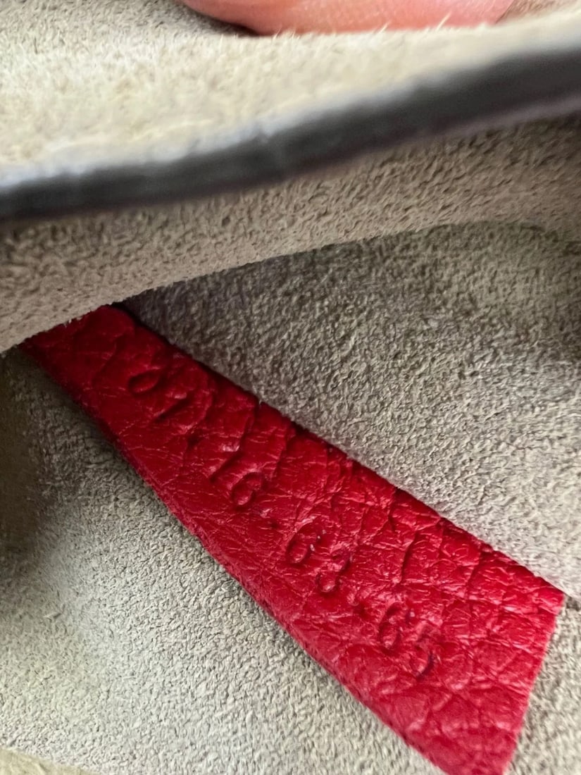 Chloe Mini Drew Leather Grained Lambskin Red Crossbody Bag - 6