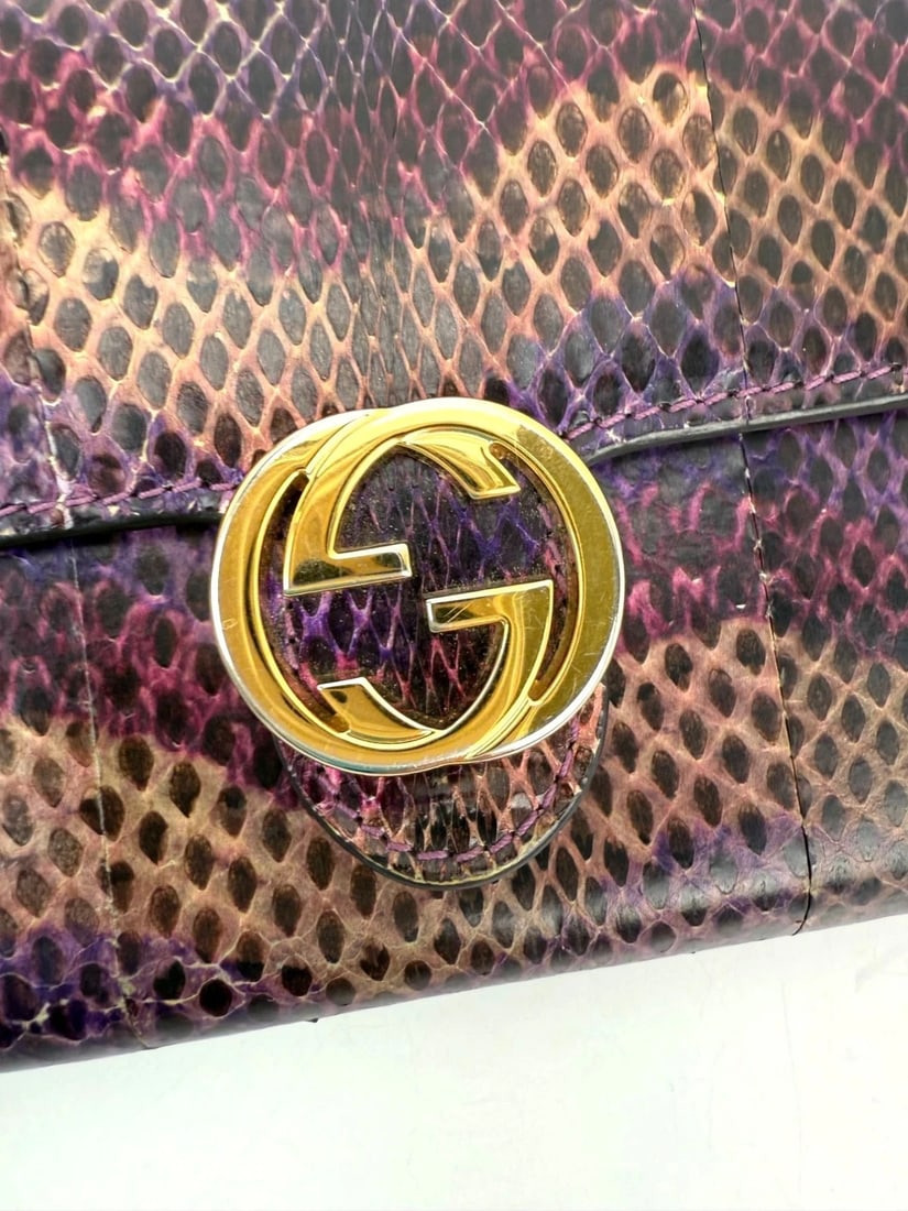 Gucci Snakeskin Leather Long Wallet - 15