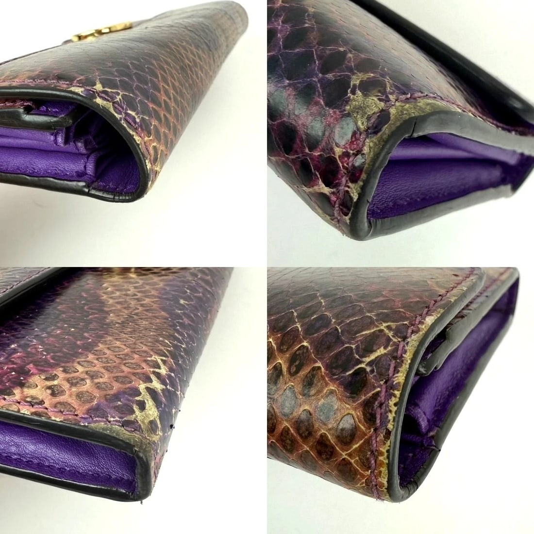 Gucci Snakeskin Leather Long Wallet - 16