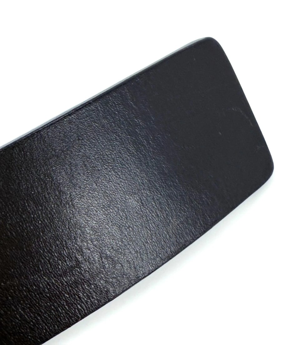 Gucci Interlocking GG Buckle Dark Brown Leather Belt Size 75 - 3